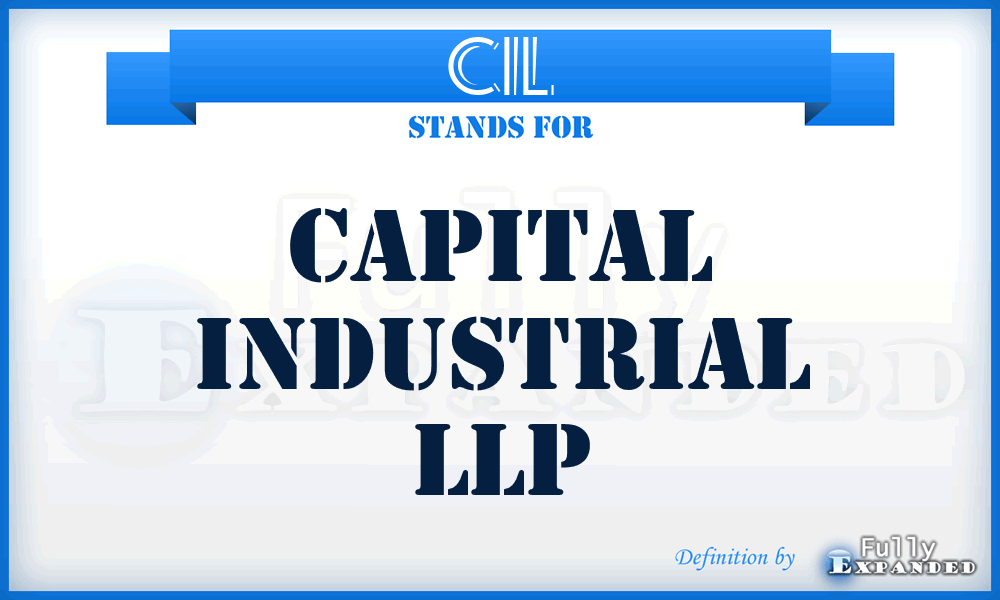 CIL - Capital Industrial LLP