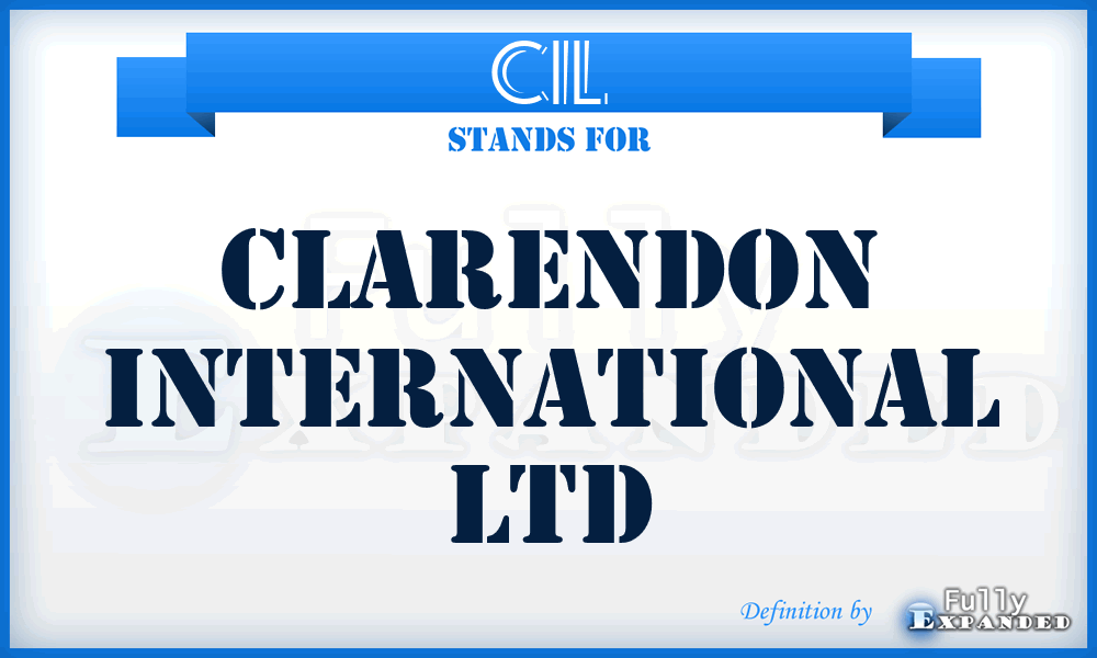 CIL - Clarendon International Ltd