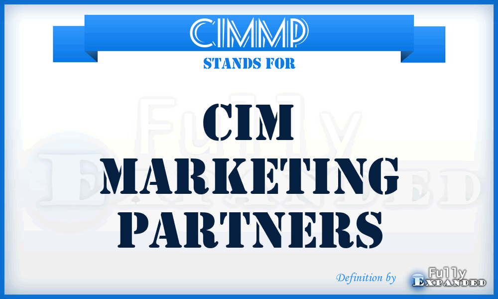 CIMMP - CIM Marketing Partners