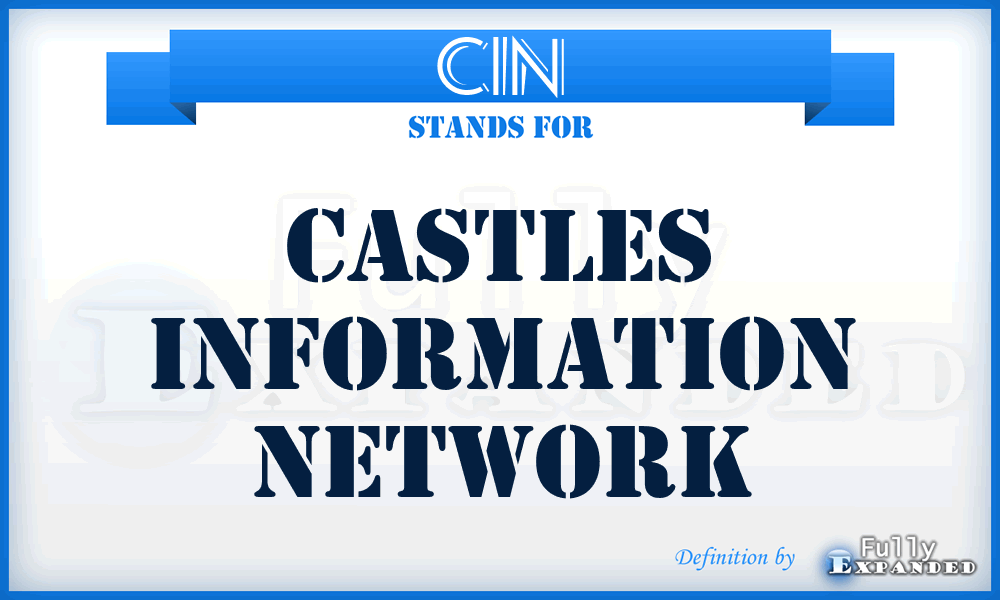 CIN - Castles Information Network