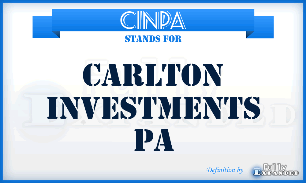 CINPA - Carlton Investments PA