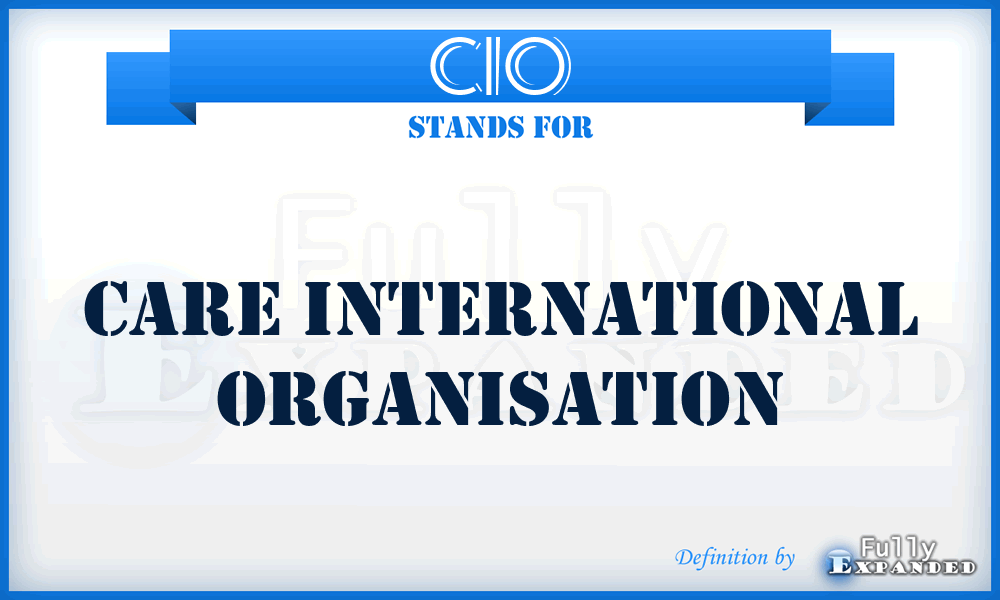 CIO - Care International Organisation