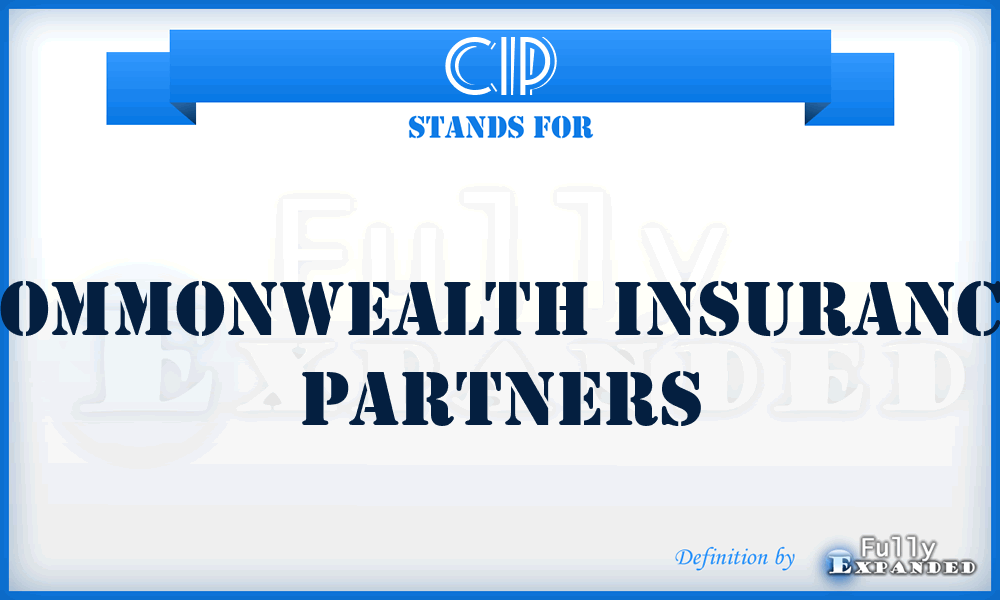 CIP - Commonwealth Insurance Partners