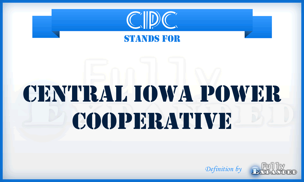 CIPC - Central Iowa Power Cooperative