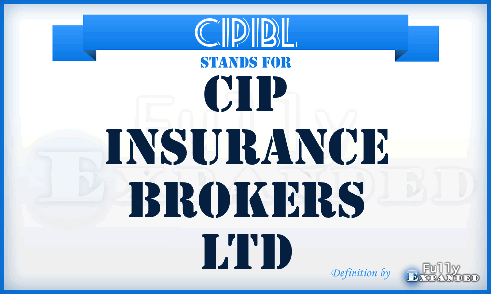 CIPIBL - CIP Insurance Brokers Ltd