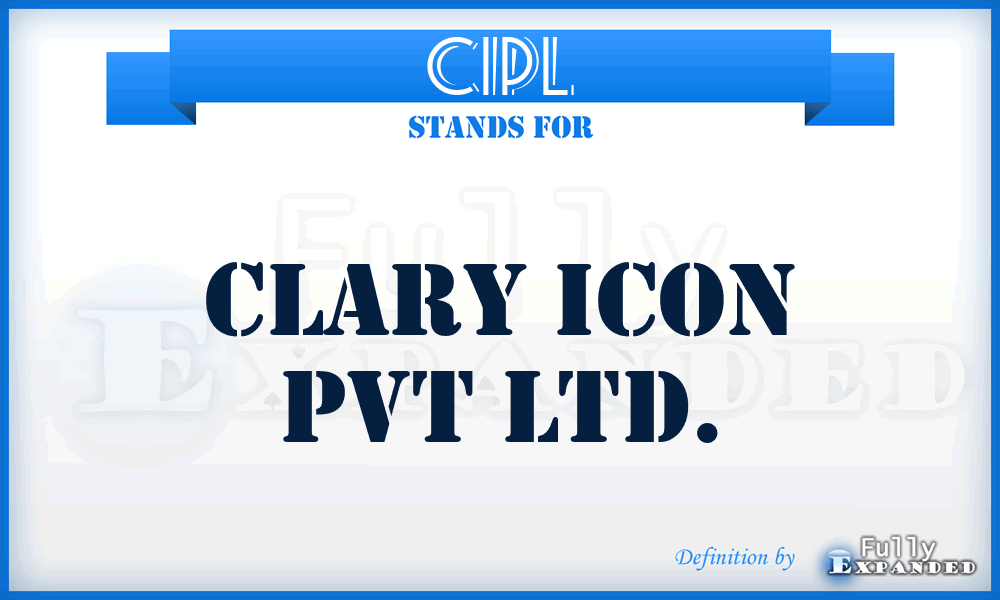 CIPL - Clary Icon Pvt Ltd.