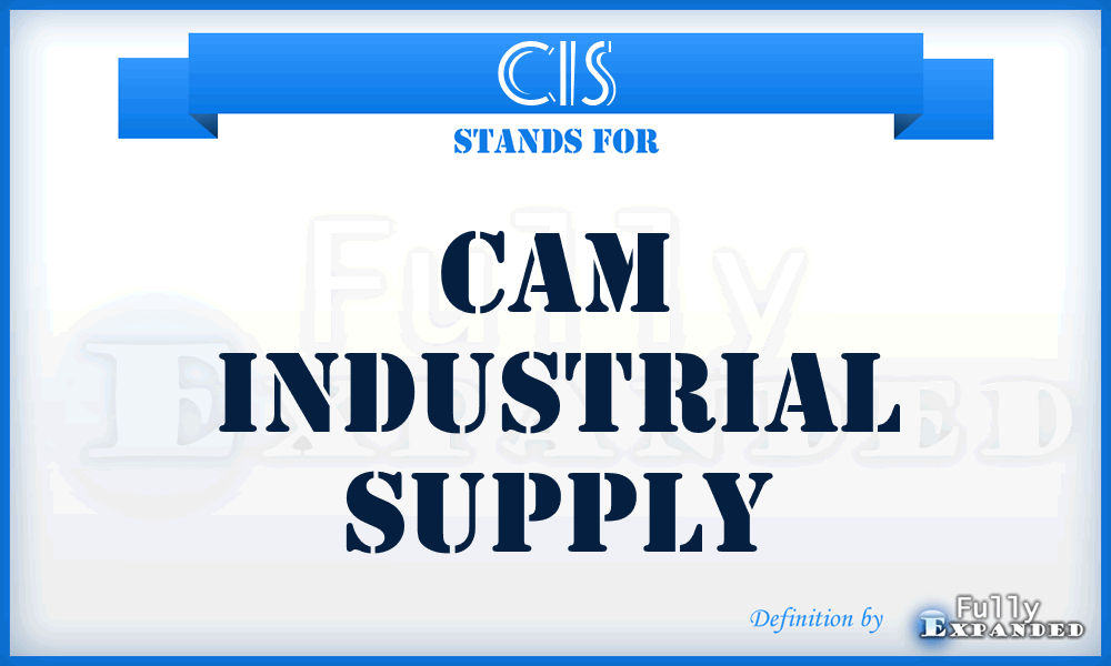 CIS - Cam Industrial Supply