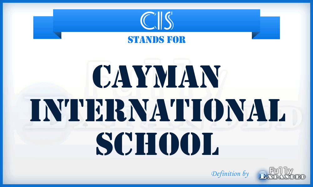 CIS - Cayman International School