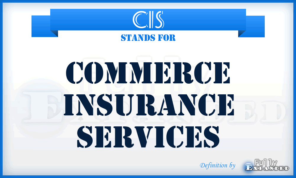 CIS - Commerce Insurance Services