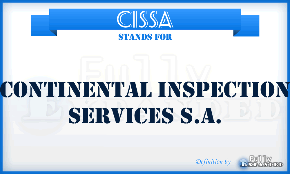 CISSA - Continental Inspection Services S.A.