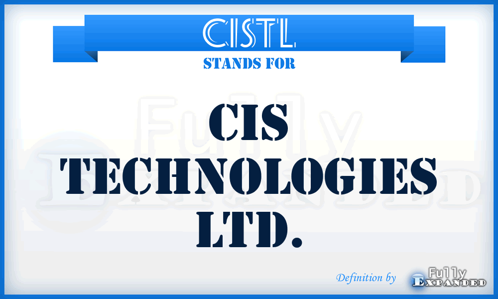 CISTL - CIS Technologies Ltd.