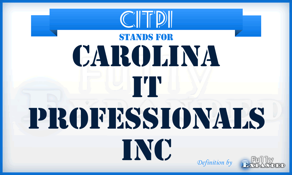 CITPI - Carolina IT Professionals Inc