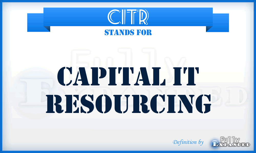 CITR - Capital IT Resourcing