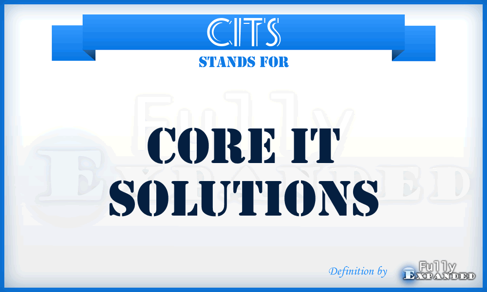 CITS - Core IT Solutions