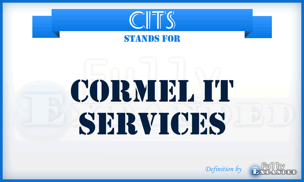 CITS - Cormel IT Services