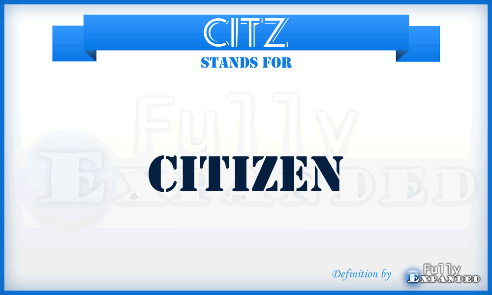 CITZ - citizen