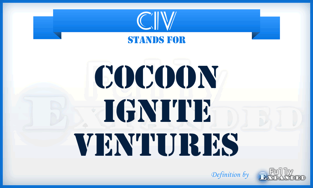 CIV - Cocoon Ignite Ventures