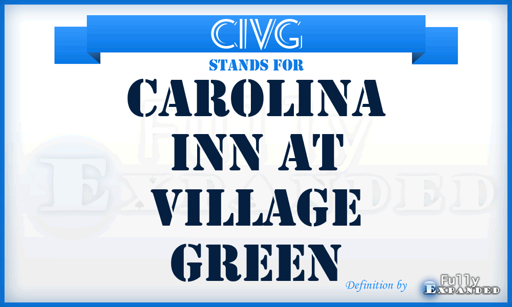 CIVG - Carolina Inn at Village Green