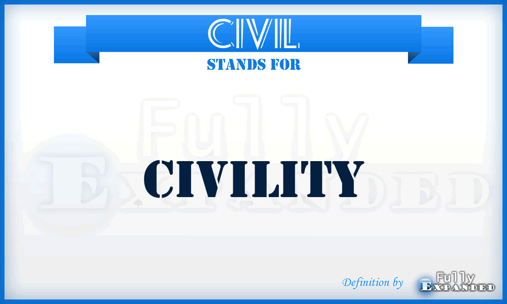 CIVIL - Civility