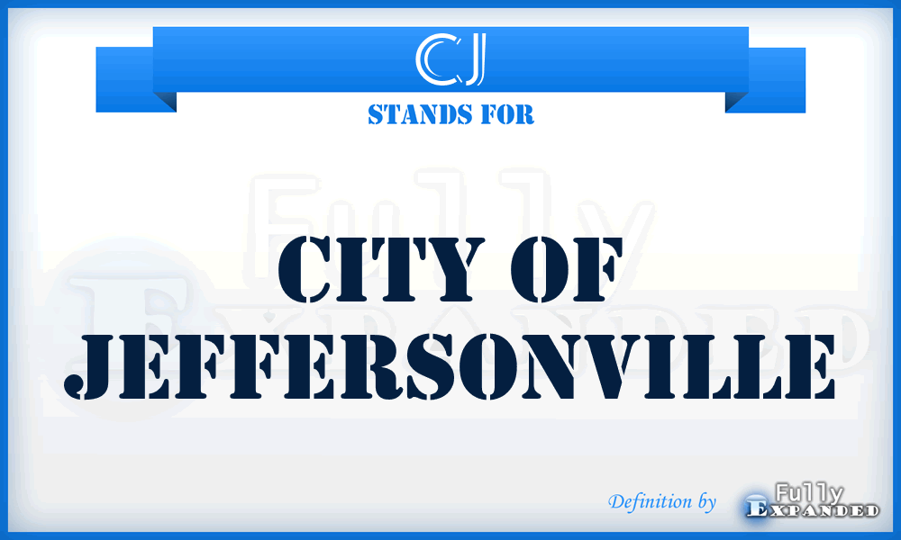 CJ - City of Jeffersonville