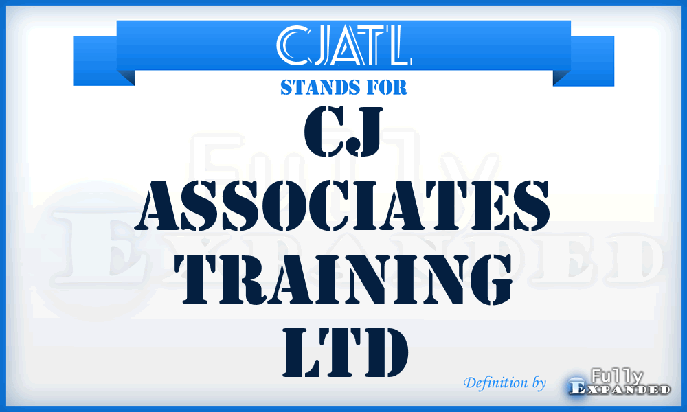 CJATL - CJ Associates Training Ltd