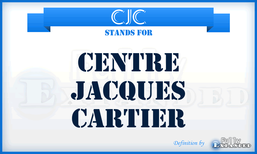 CJC - Centre Jacques Cartier