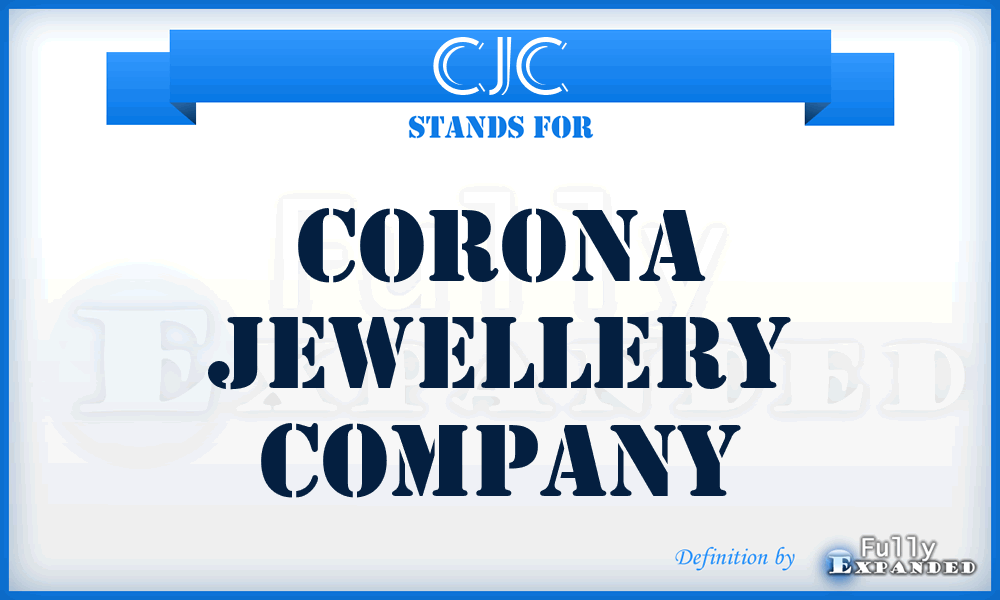 CJC - Corona Jewellery Company
