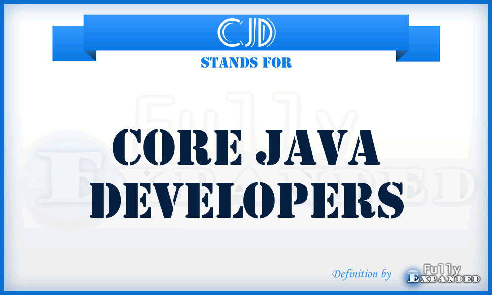 CJD - Core Java Developers