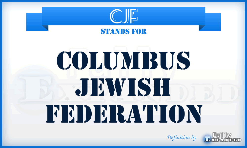 CJF - Columbus Jewish Federation