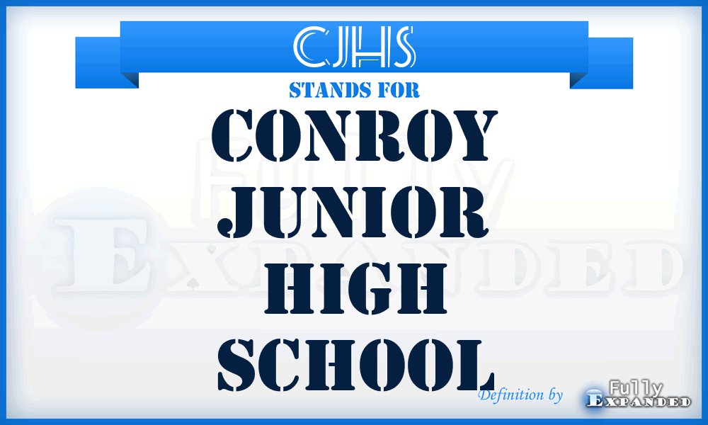 CJHS - Conroy Junior High School