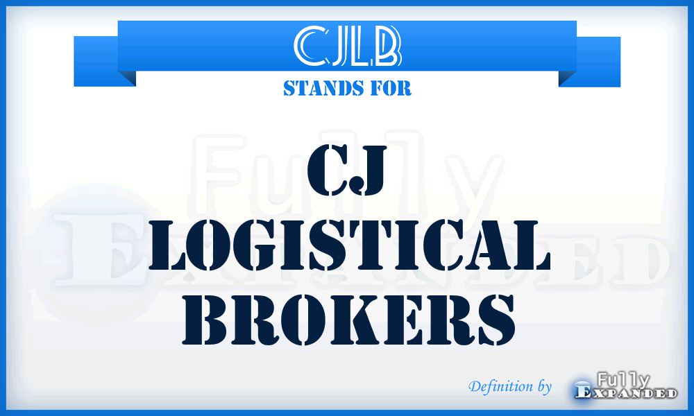 CJLB - CJ Logistical Brokers