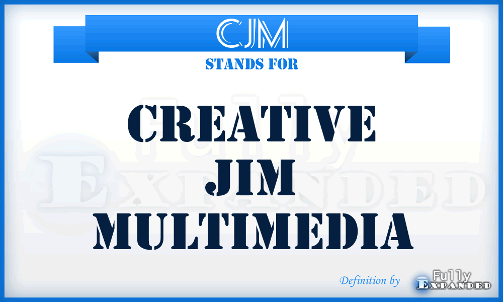 CJM - Creative Jim Multimedia
