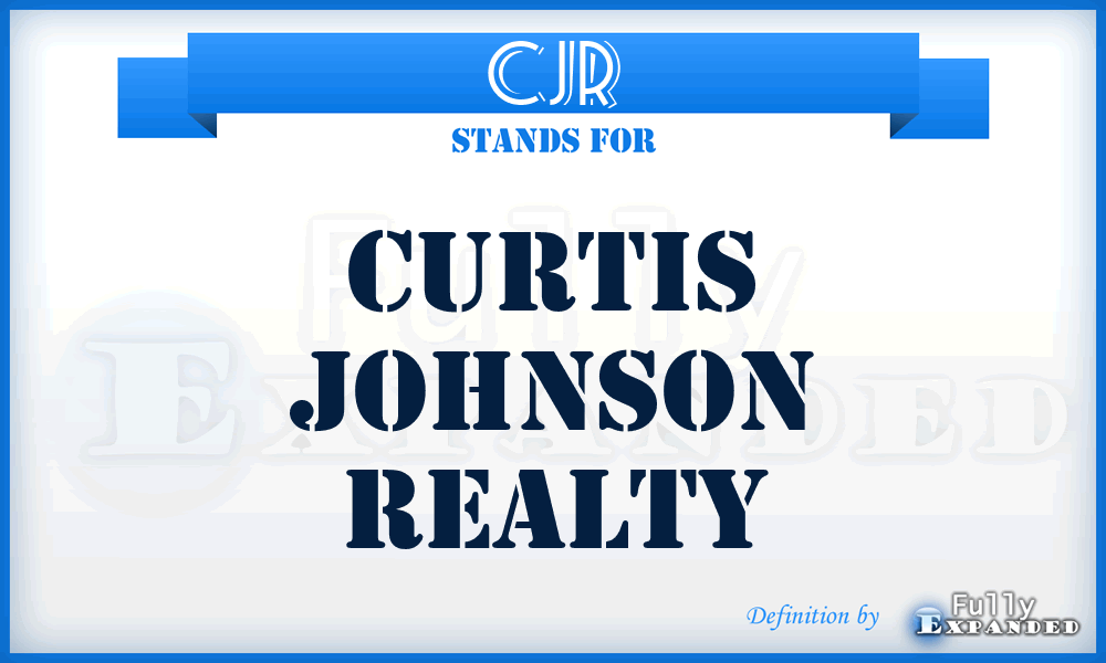 CJR - Curtis Johnson Realty