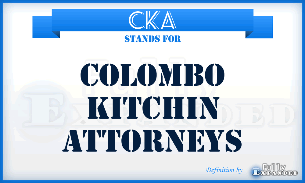 CKA - Colombo Kitchin Attorneys