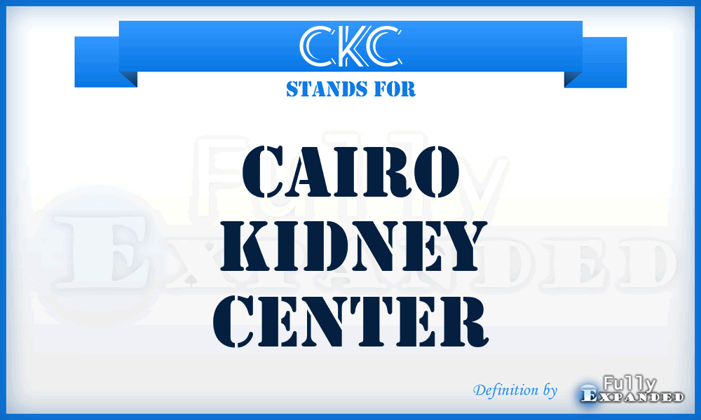 CKC - Cairo Kidney Center