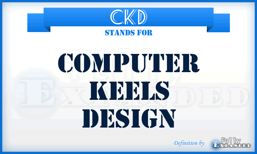CKD - Computer Keels Design