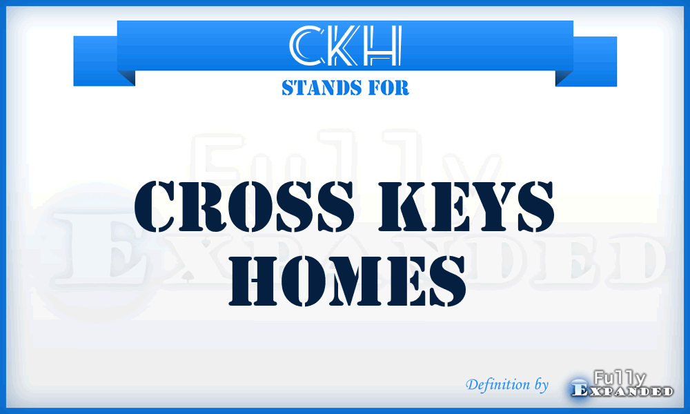 CKH - Cross Keys Homes