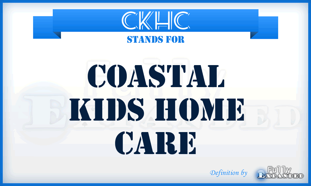 CKHC - Coastal Kids Home Care