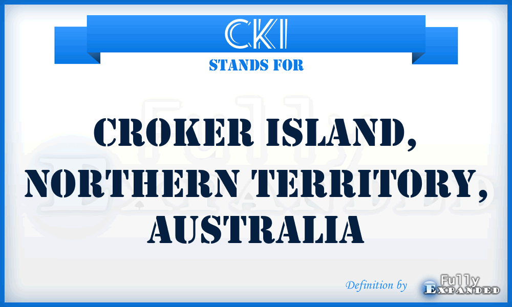 CKI - Croker Island, Northern Territory, Australia