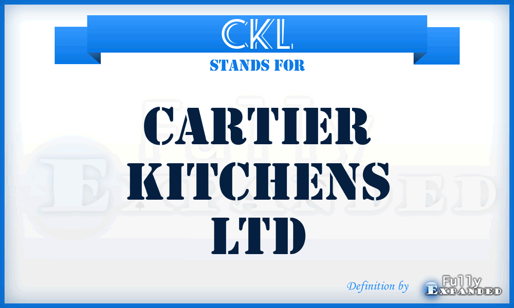 CKL - Cartier Kitchens Ltd