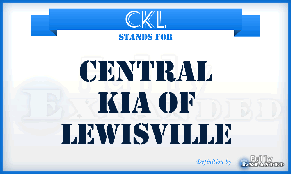 CKL - Central Kia of Lewisville