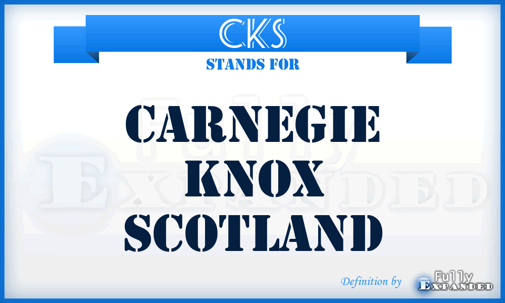 CKS - Carnegie Knox Scotland
