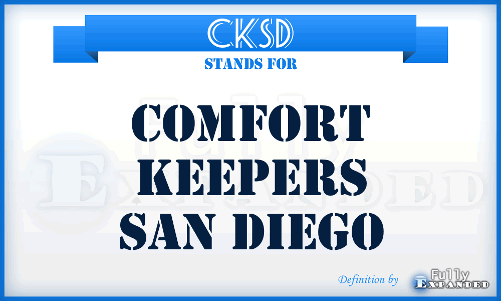 CKSD - Comfort Keepers San Diego