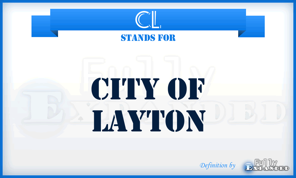CL - City of Layton