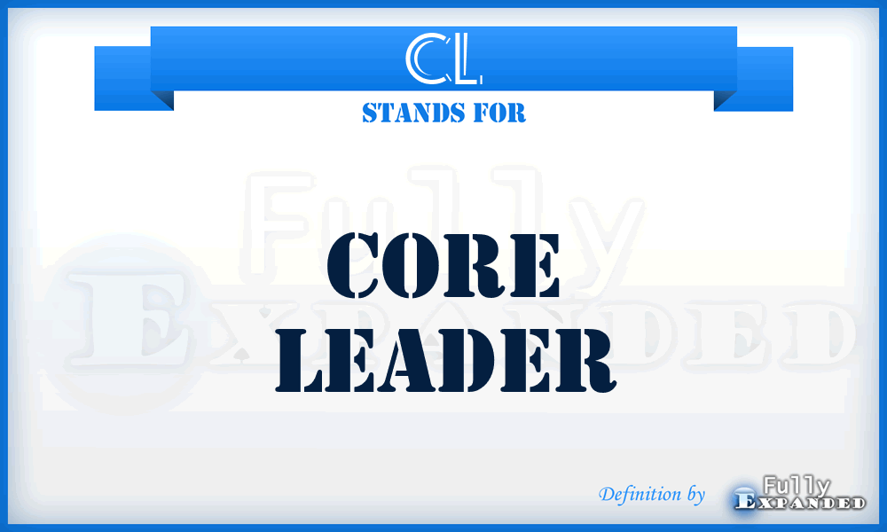 CL - Core Leader