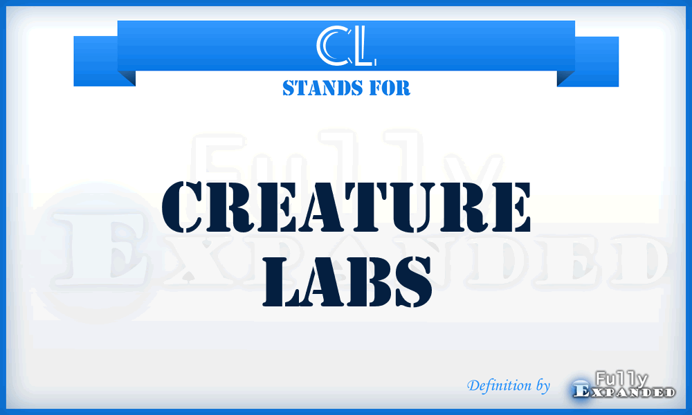 CL - Creature Labs