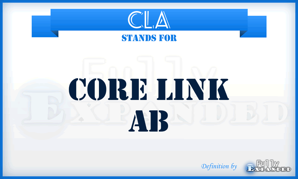 CLA - Core Link Ab