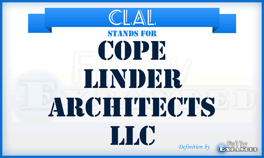 CLAL - Cope Linder Architects LLC
