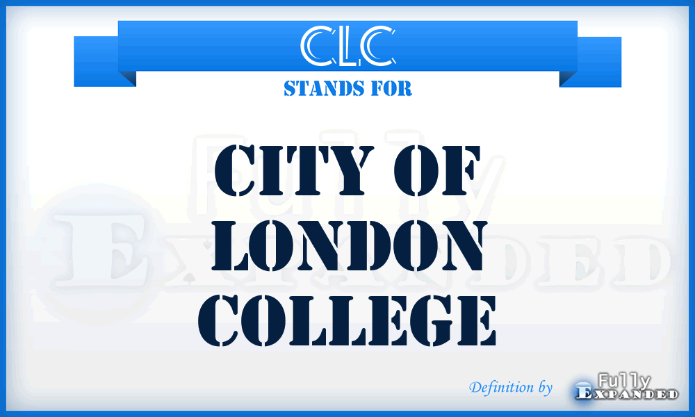 CLC - City of London College