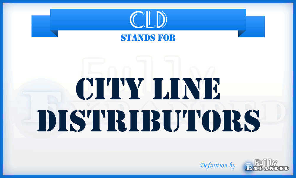 CLD - City Line Distributors